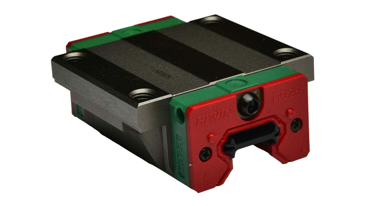RS PRO Guide Block HGW, 34.9kN Dynamic Load, 25mm Rail Width