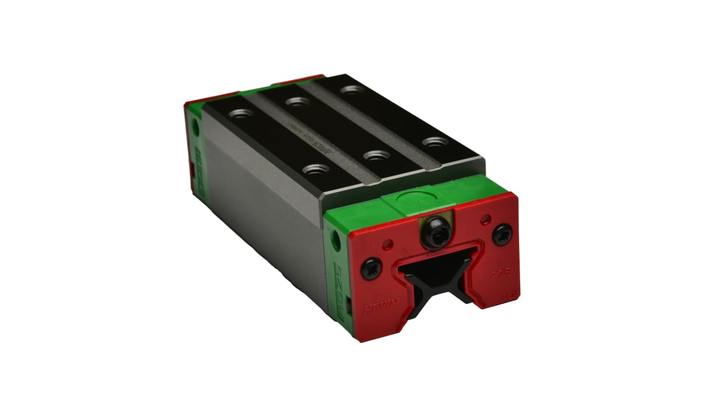 RS PRO 导轨滑块, 用于20mm轨宽, 106mm长 x 44mm宽, 动态26.9kN, 静态63kN, H级精度, RGH系列