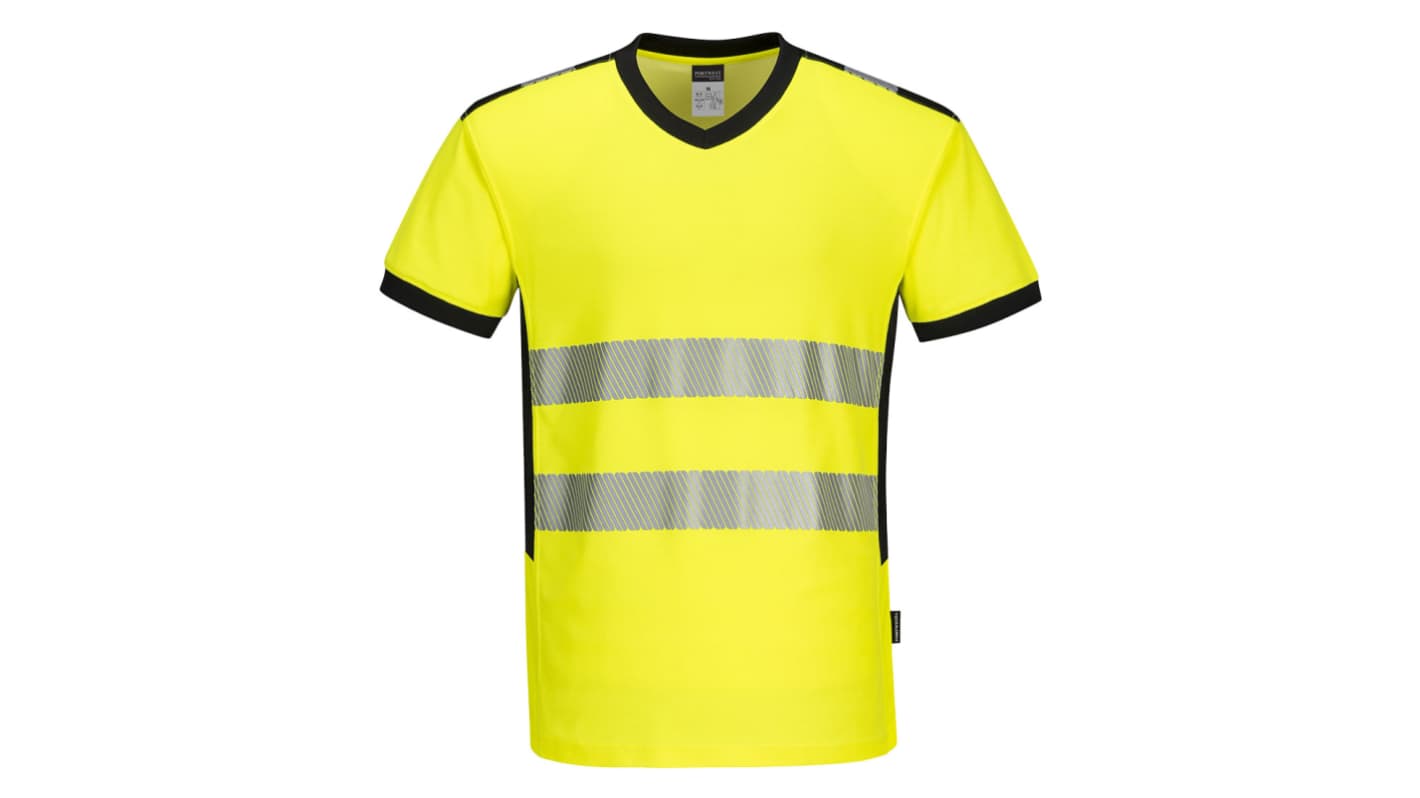 Portwest PW310 Yellow/Black Unisex Hi Vis T-Shirt