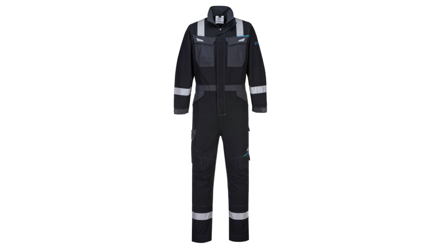 Portwest Black Coverall, M