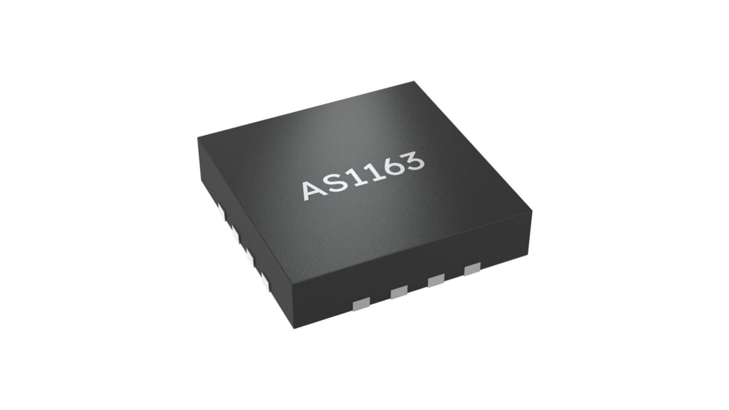 ams OSRAM LED驱动电源, 16针, 5.5V, QFN, 数字输出