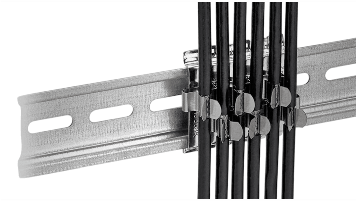 Icotek Silver Spring Steel Clip, 6mm Max. Bundle