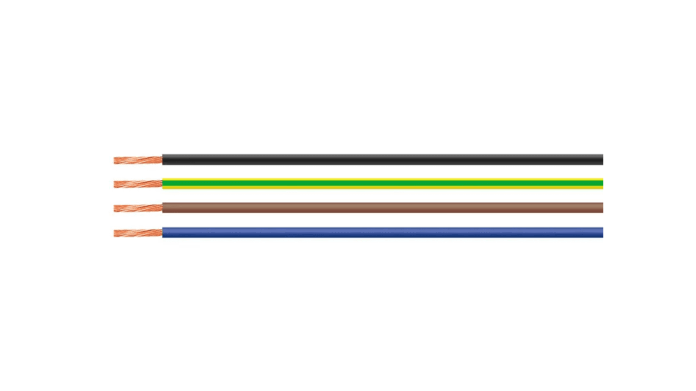Helukabel 紫色电线, 0.5, 100m长, 20, PVC绝缘, H05V-K系列