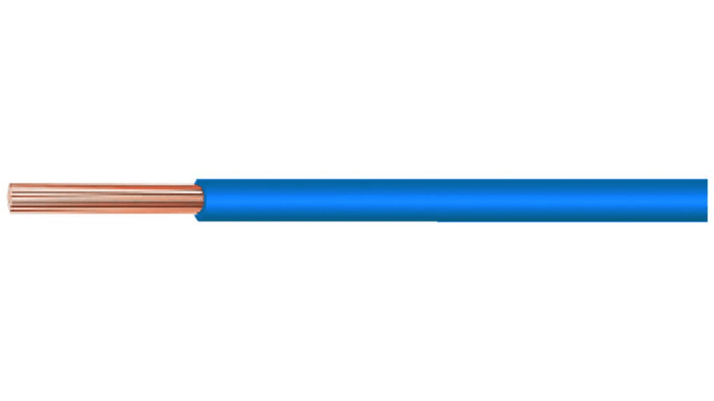 Helukabel H05V-K Series Blue 1 Hook Up Wire, 18, 100m, PVC Insulation, 29115
