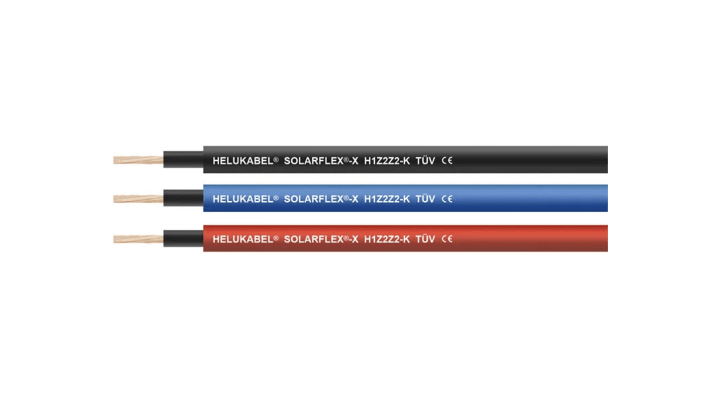 Helukabel Photovoltaik-Kabel 4 Schwarz -40 → 90 °C