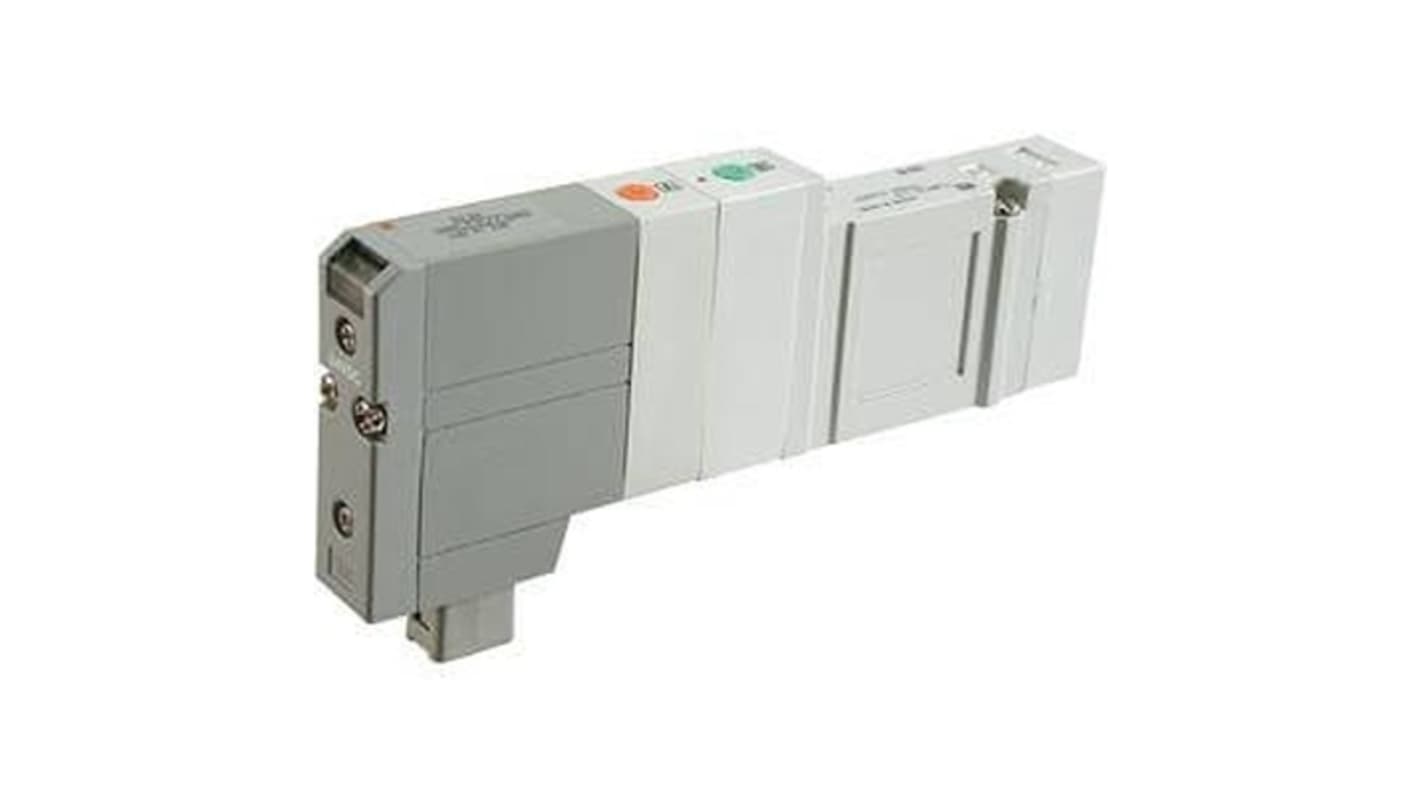 SMC 5 Port Solenoid Valve Solenoid Valve - Solenoid/Pilot SV1000 Series 24V dc