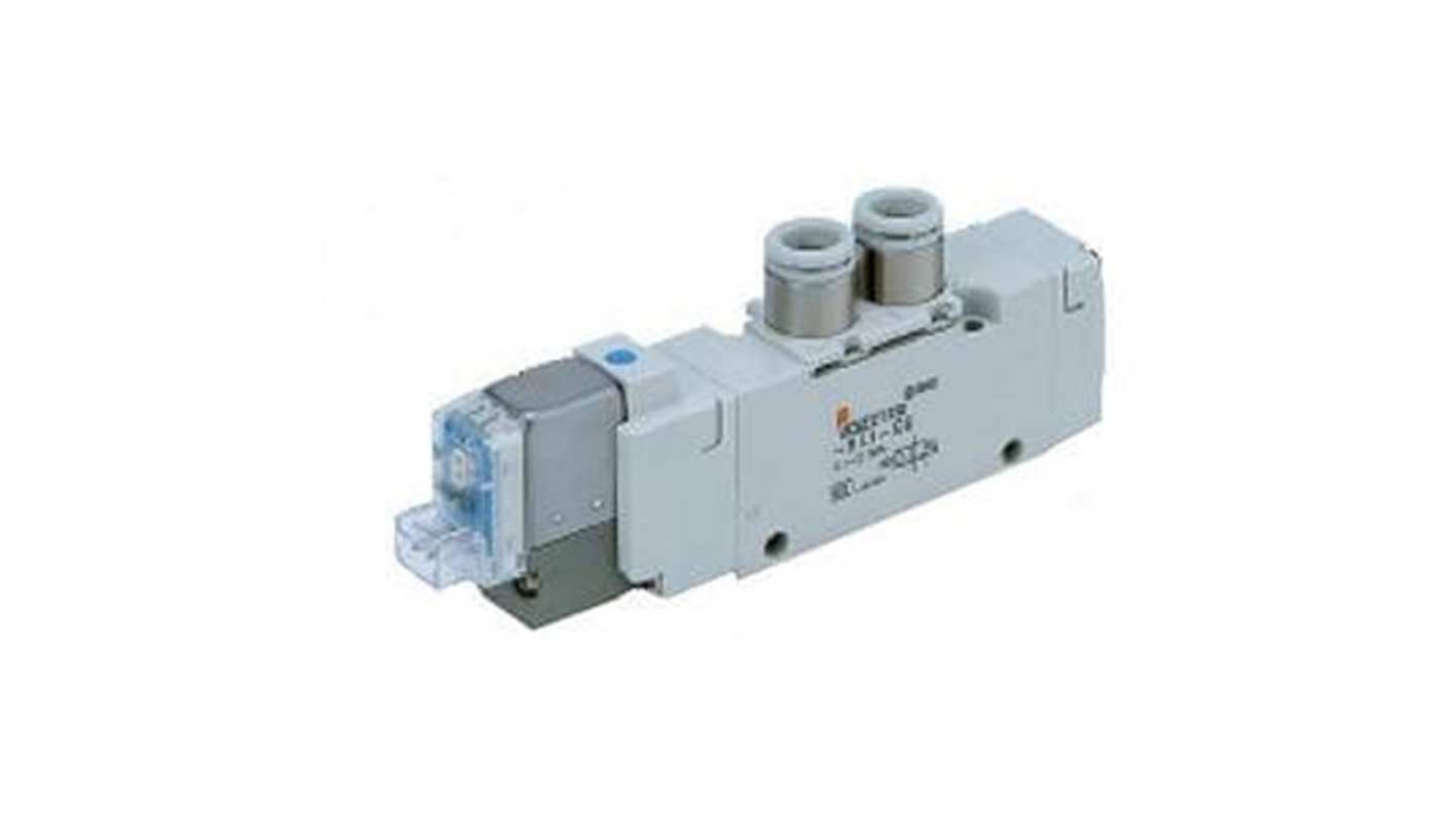 SMC High Speed Response Type Solenoid Valve - Solenoid One-Touch Fitting 6 mm VQZ2000 Series 24V dc