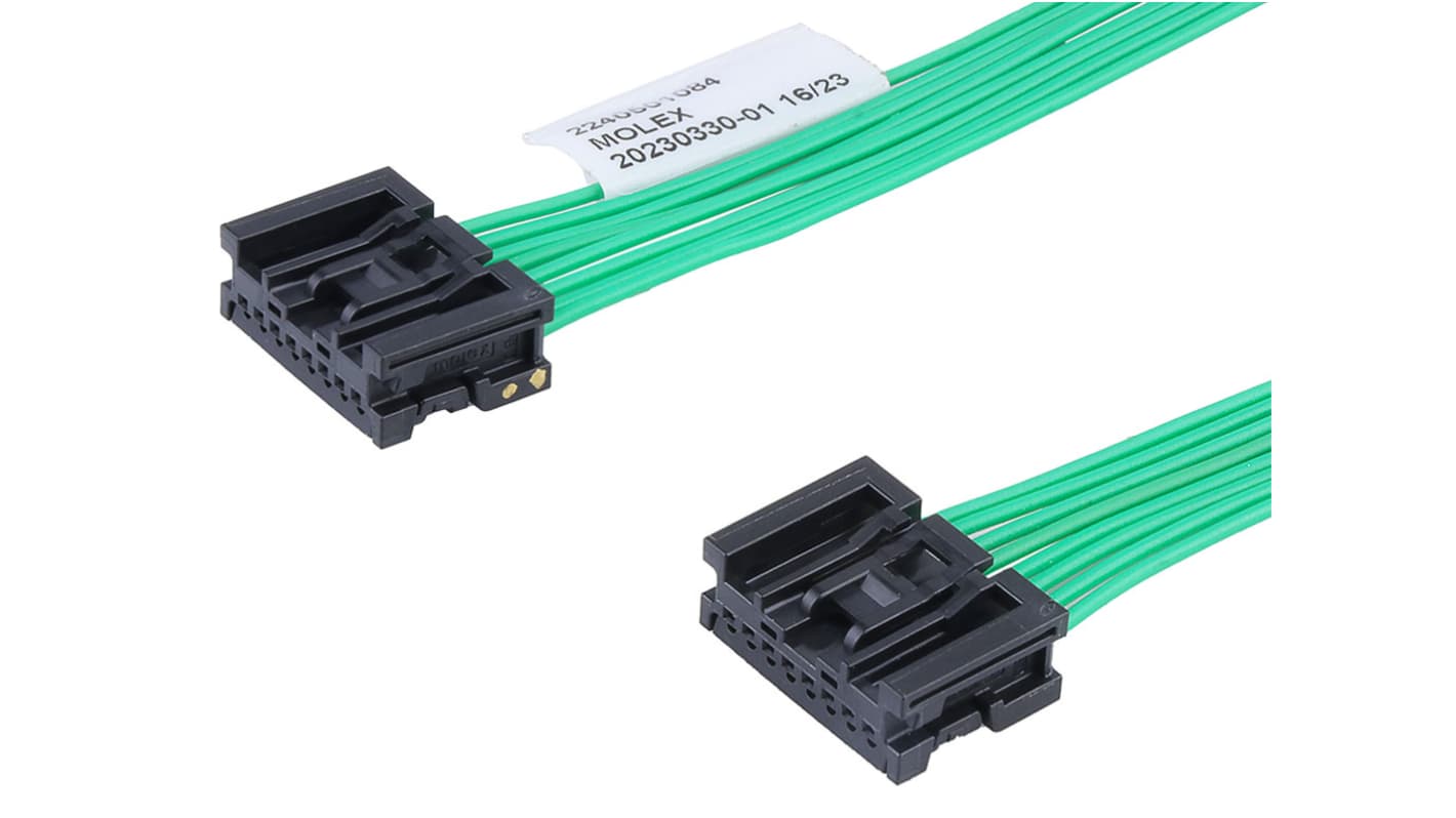 Molex 8 Way Female Crimped Terminal to 8 Way Female Crimped Terminal Wire to Board Cable Assembly, 600mm