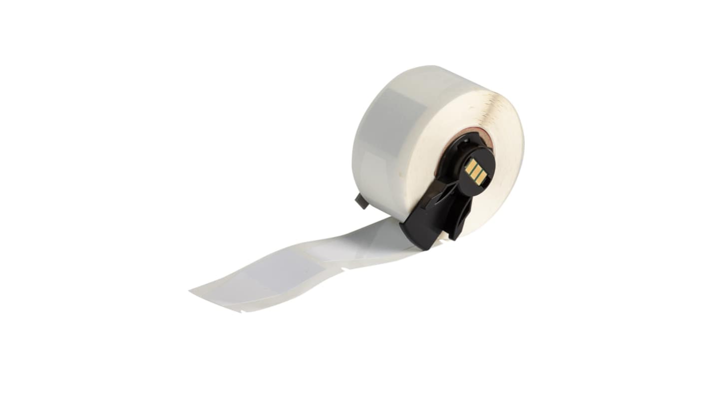 Brady M6 Black on White Label Printer Label, 1.313 in Width, 2in Label Length, 1in Label Width