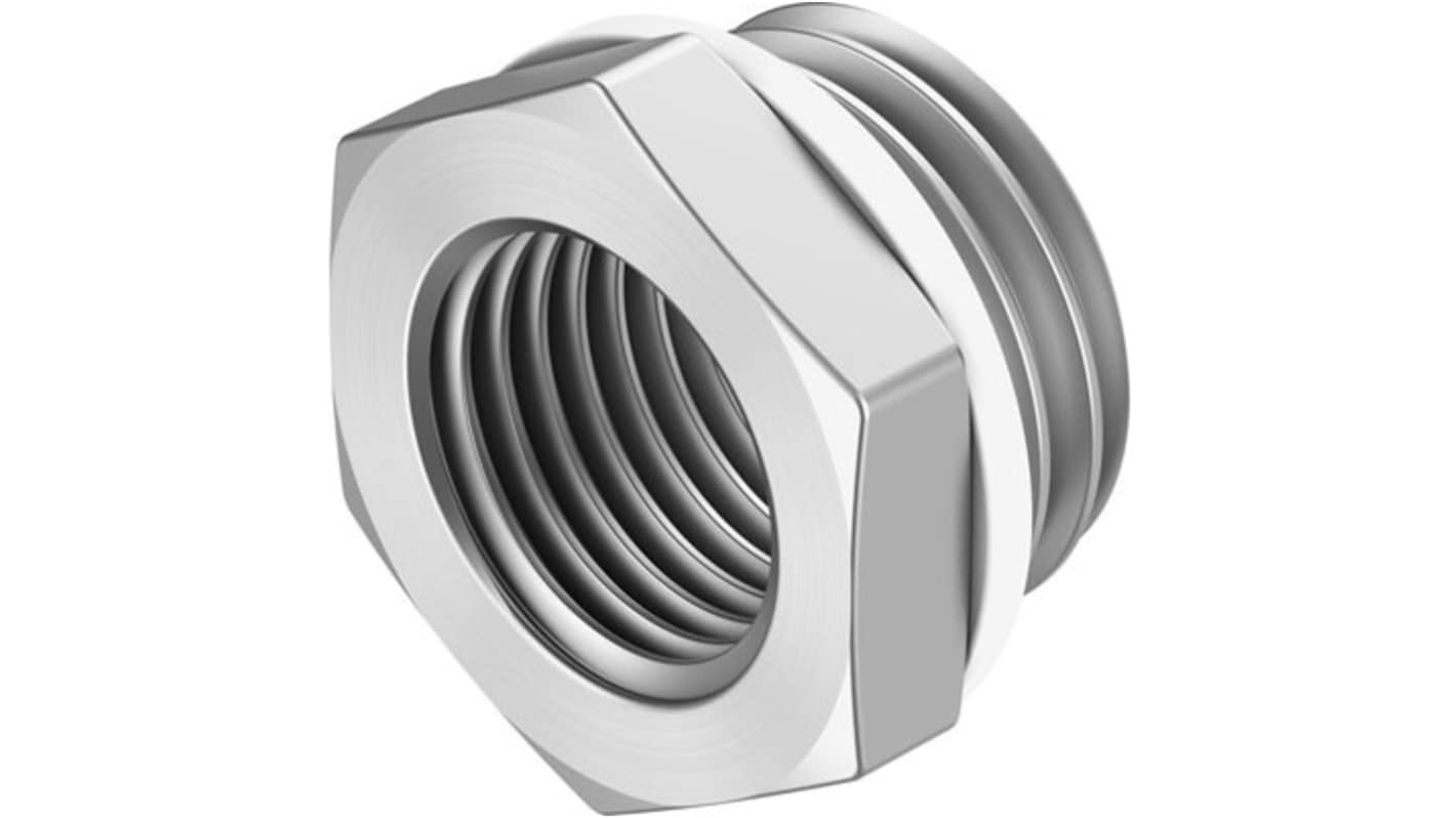 Festo NPFC-RS Series Nipple, G 1/2 to G 3/8, Threaded Connection Style, NPFC-RS-G12-G38-MF