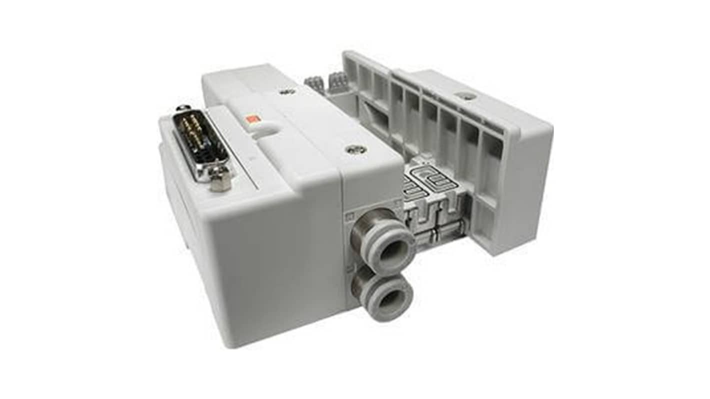 SMC SQ1000 series 10 station D-Sub Manifold, SS5Q13-10FD0-D-Q
