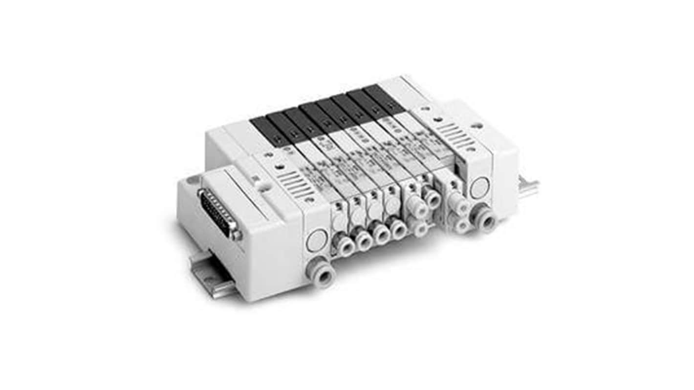 SMC SQ2000 series 5 station D-Sub Manifold, SS5Q23-05FD0-D-Q