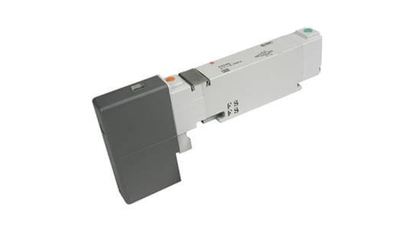 SMC 4 Position Dual 3 Port Valve Pneumatic Solenoid Valve - Solenoid VQC2000 Series 24V dc