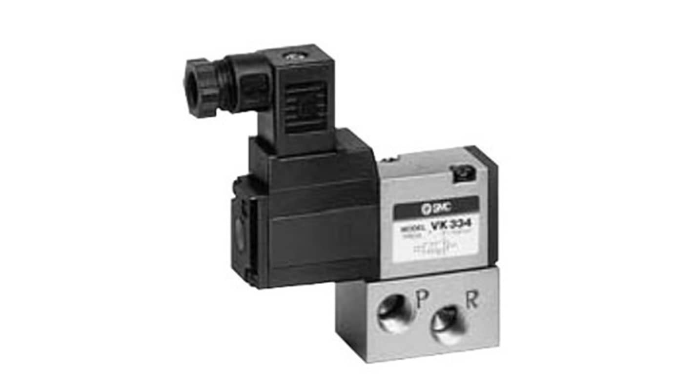 SMC Standard Pneumatic Solenoid Valve - Solenoid VK300 Series 24V dc
