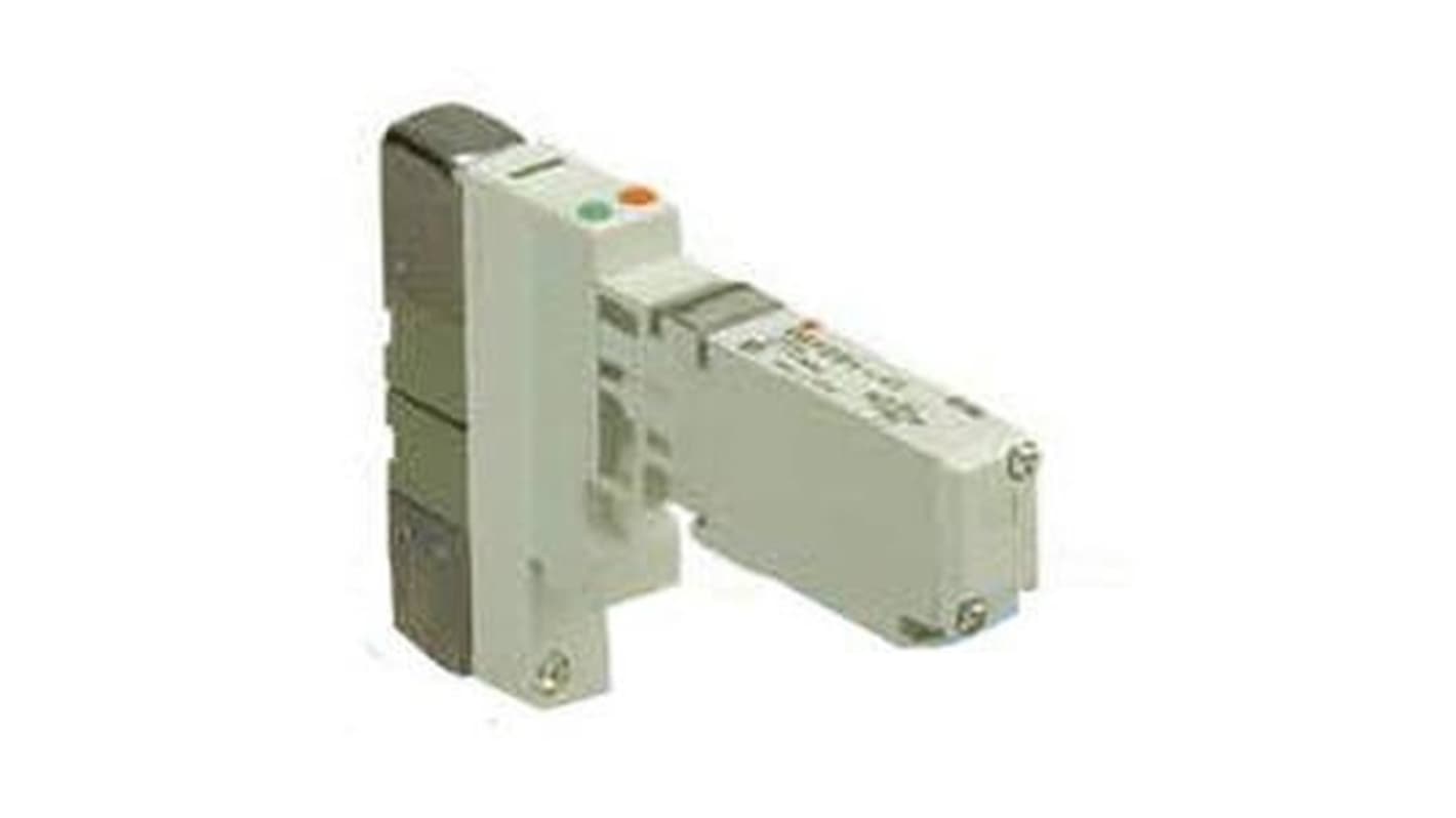 SMC 3 Position Closed Center Pneumatic Solenoid Valve - Solenoid VQ2000 Series 24V dc