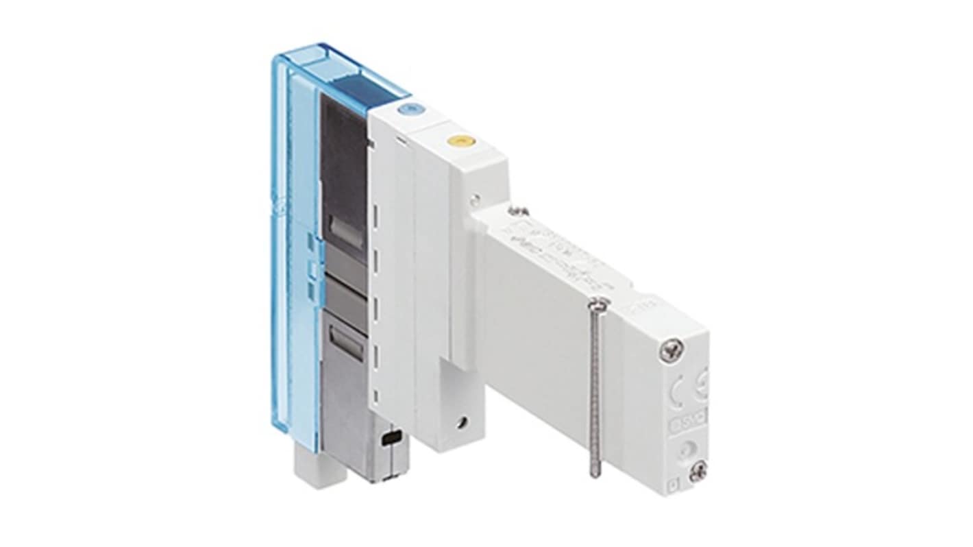 SMC 3 position Exhaust Center Pneumatic Solenoid Valve - Solenoid JSY1000 Series 24V dc