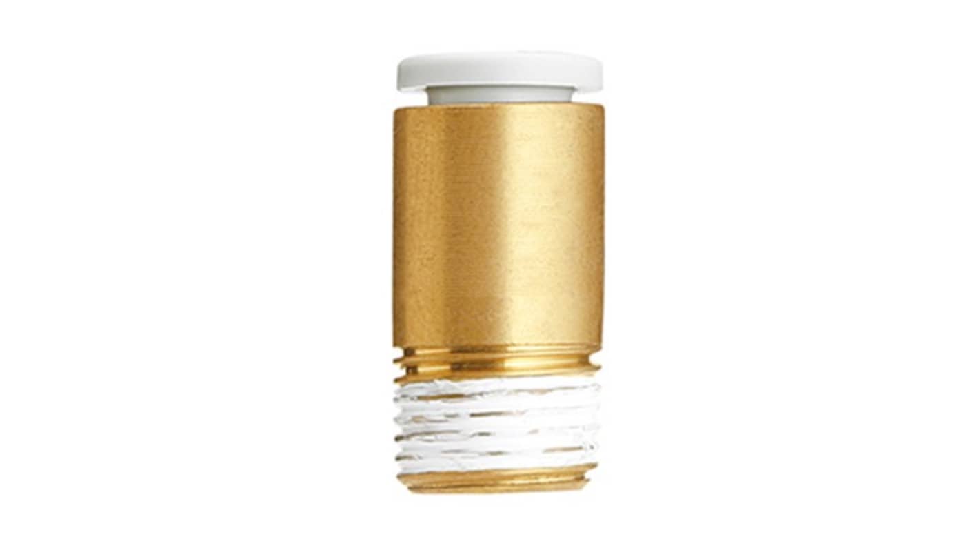 SMC KQ2 KQ2S06-G01A1 6 mm x G1/8 Stecker Gerader Anschluss, Gewinde-zu-Rohr, G1/8 Stecker