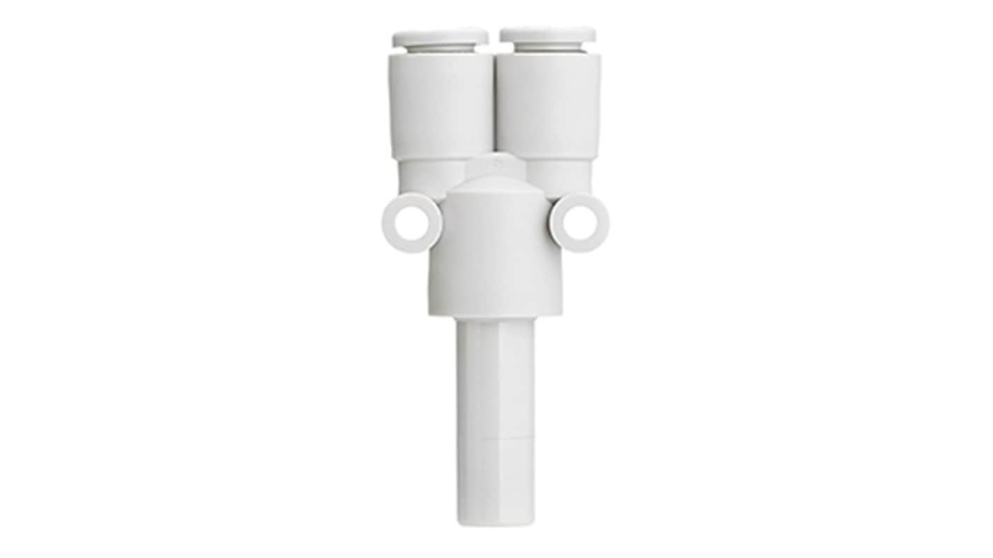 SMC KQ2X Series Plug, 10 mm to 12 mm, Tube-to-Tube Connection Style, KQ2X10-12A