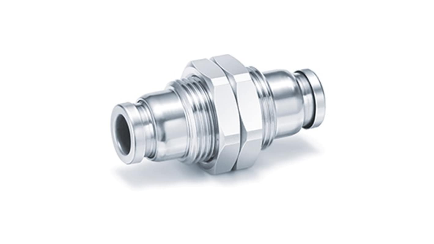 SMC KQB2E Series Bulkhead, 12 mm to M20, Threaded-to-Tube Connection Style, KQB2E12-00