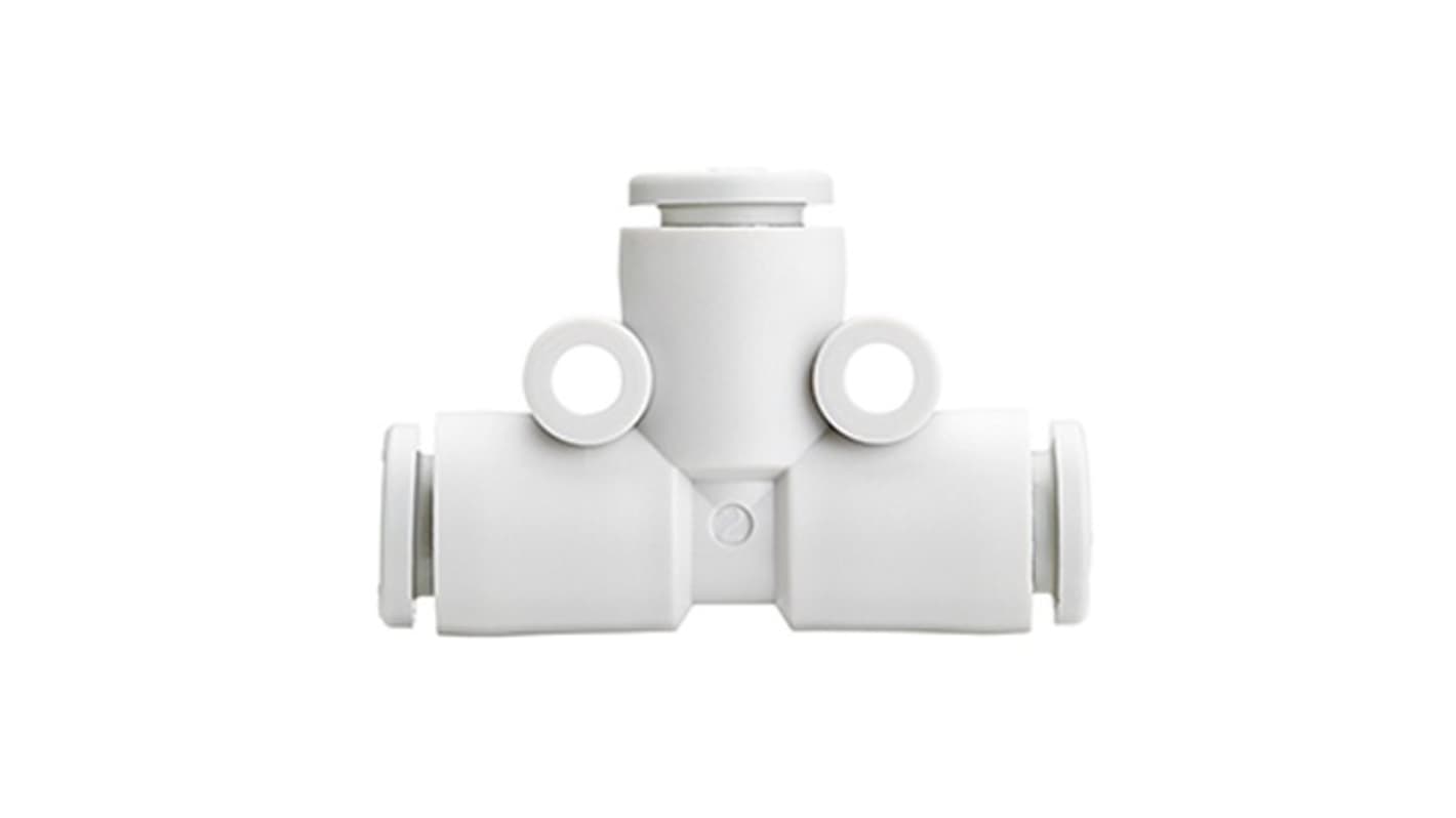 SMC KQ2 Series Union Tee, 5/16 in to 5/16 in, Tube-to-Tube Connection Style, KQ2T09-00A