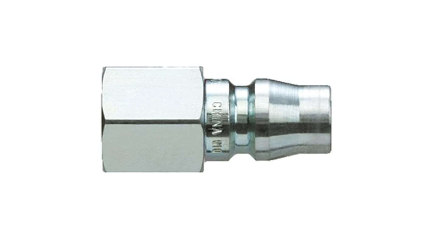 SMC Steel Female Pneumatic Quick Connect Coupling, Rc 3/8 Female Threaded