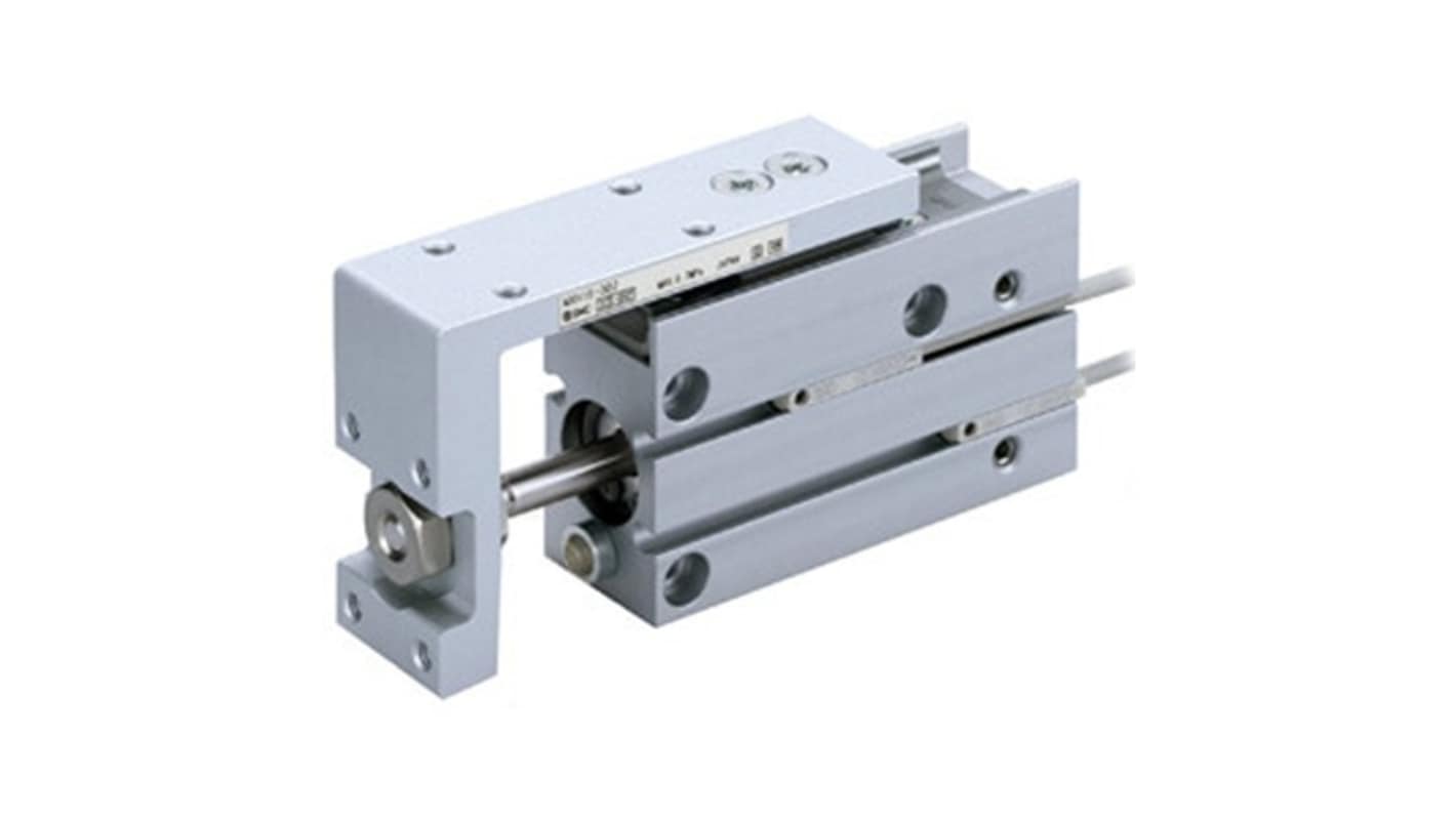 SMC Pneumatic Guided Cylinder - MXH16-40Z, 16mm Bore, 40mm Stroke, MXH Series, Double Acting