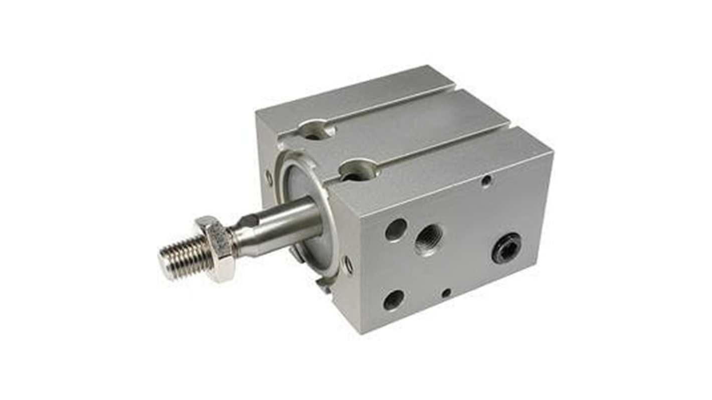 SMC Pneumatic Piston Rod Cylinder - CDU10-5S, 10mm Bore, 5mm Stroke, CU Series, Single Acting with Return Spring Acting
