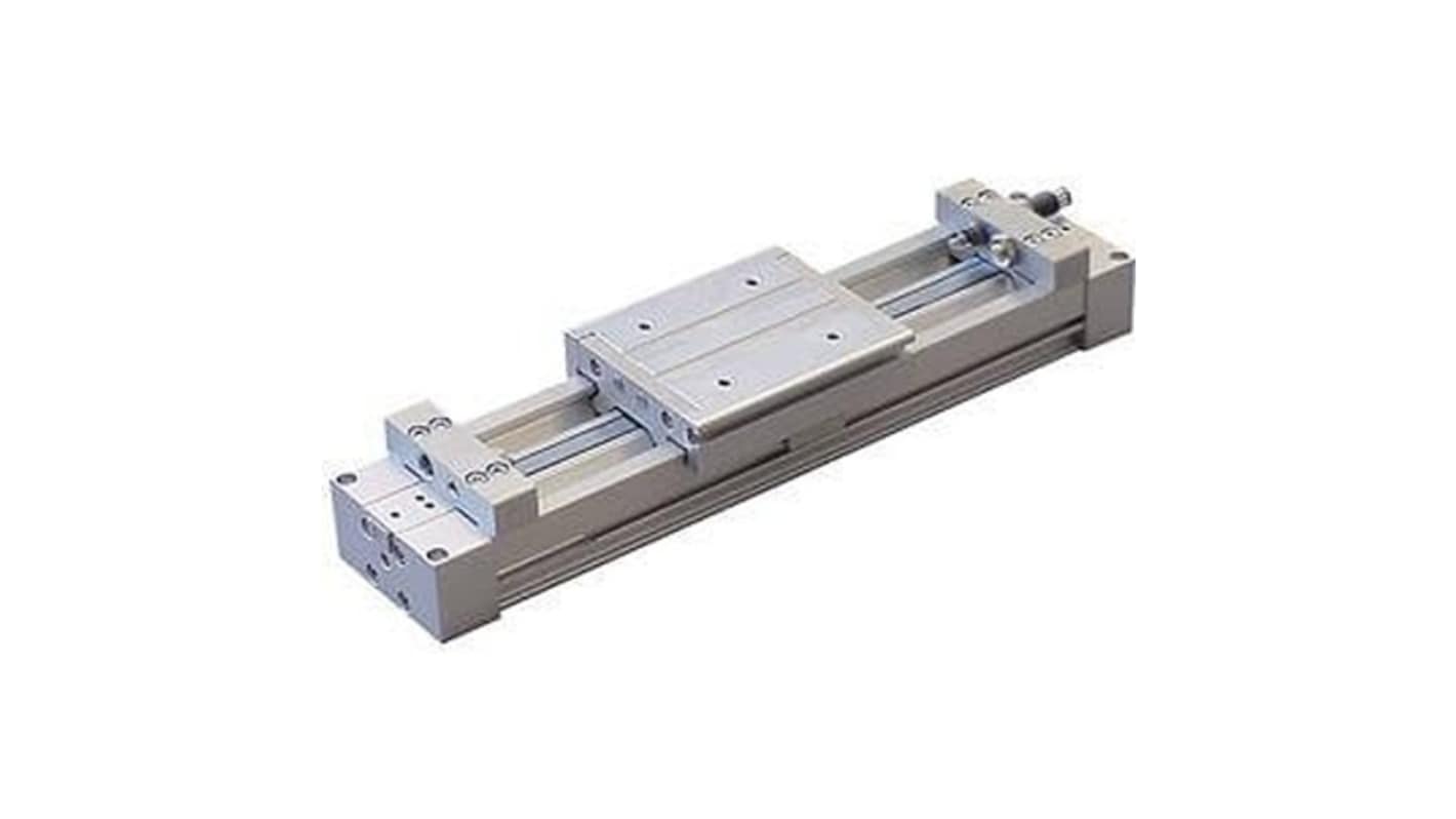 SMC Double Acting Rodless Pneumatic Cylinder 400mm Stroke, 25mm Bore