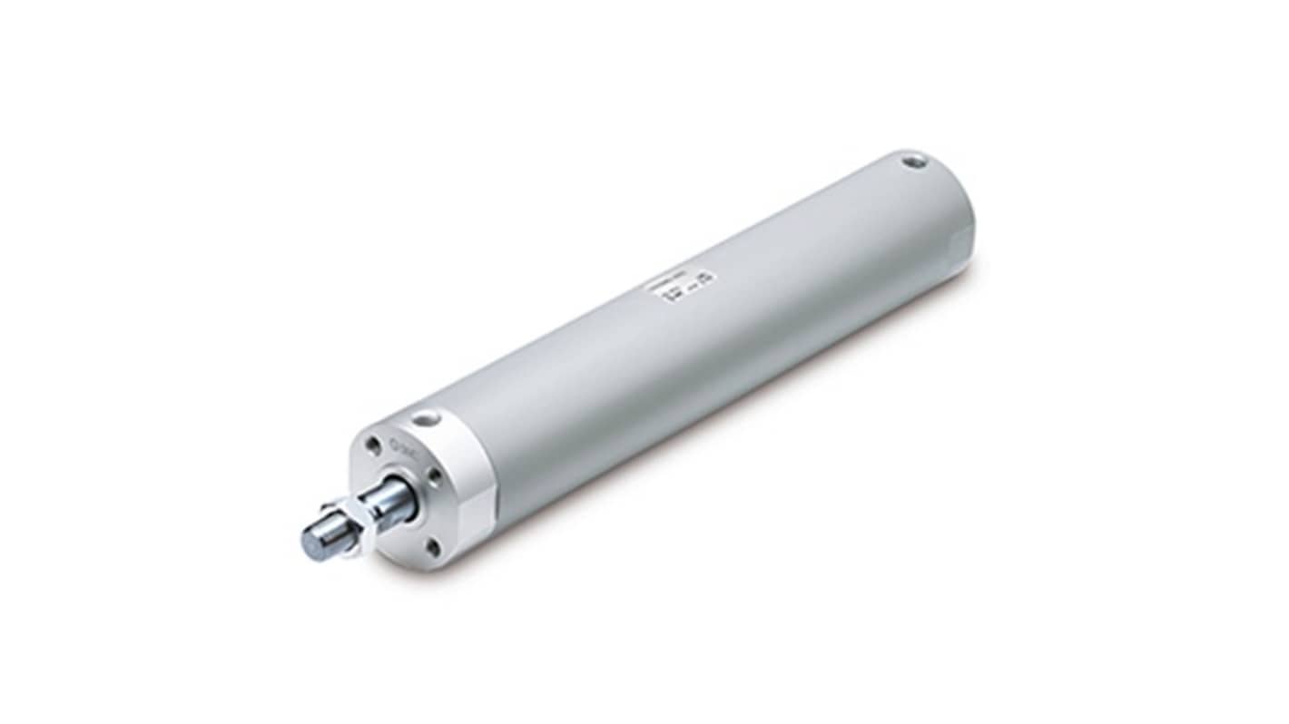 SMC Pneumatic Piston Rod Cylinder - CDG1BN40-75Z, 40mm Bore, 75mm Stroke, CG1 Series, Double Acting