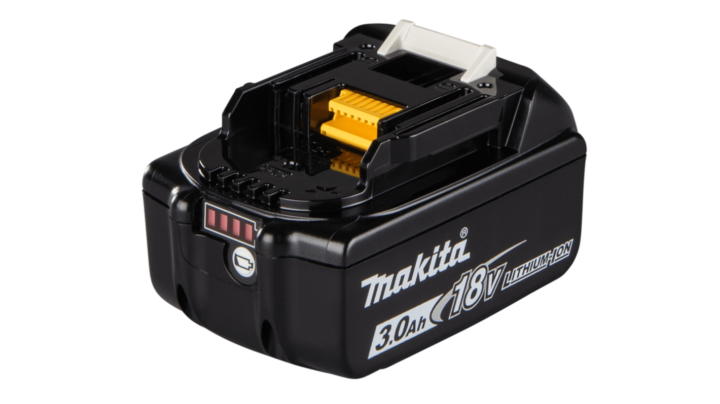 Makita BL1830B 3Ah 18V Power Tool Battery, For Use With Makita 18 V LXT Power Tools