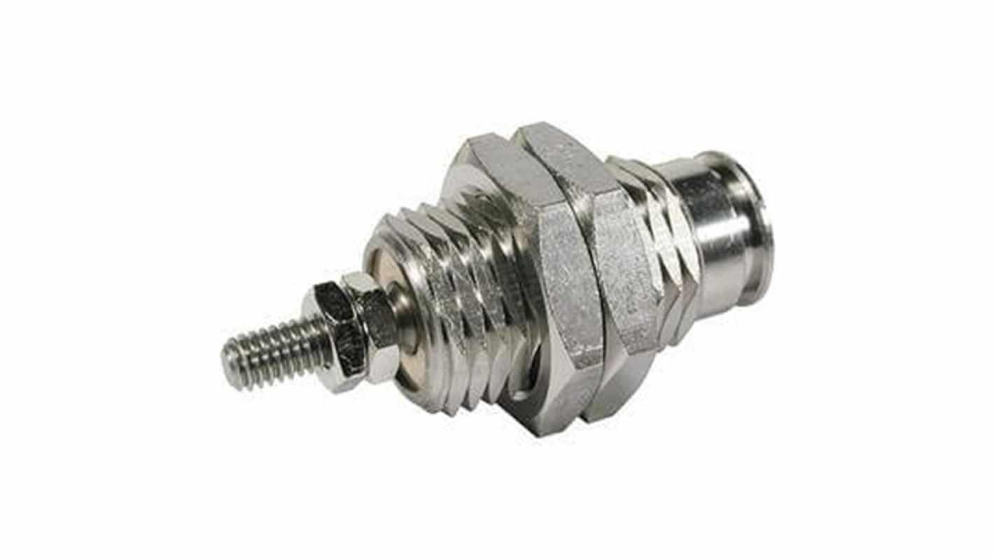 SMC Pneumatic Compact Cylinder - CJPB6-10-B, 6mm Bore, 10mm Stroke, CJP Series, Single Acting with Return Spring Acting