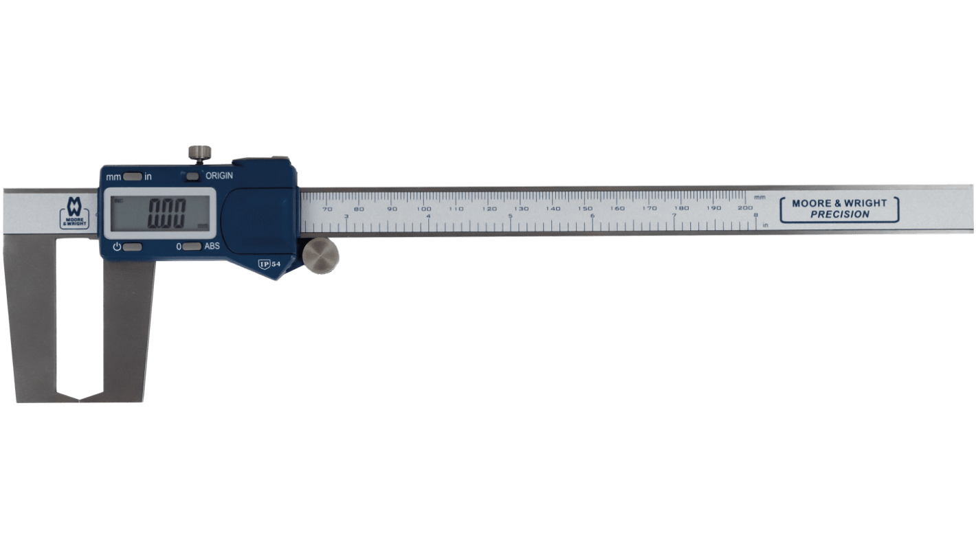 Digital Ext Groove Caliper 0-200mm, IP54