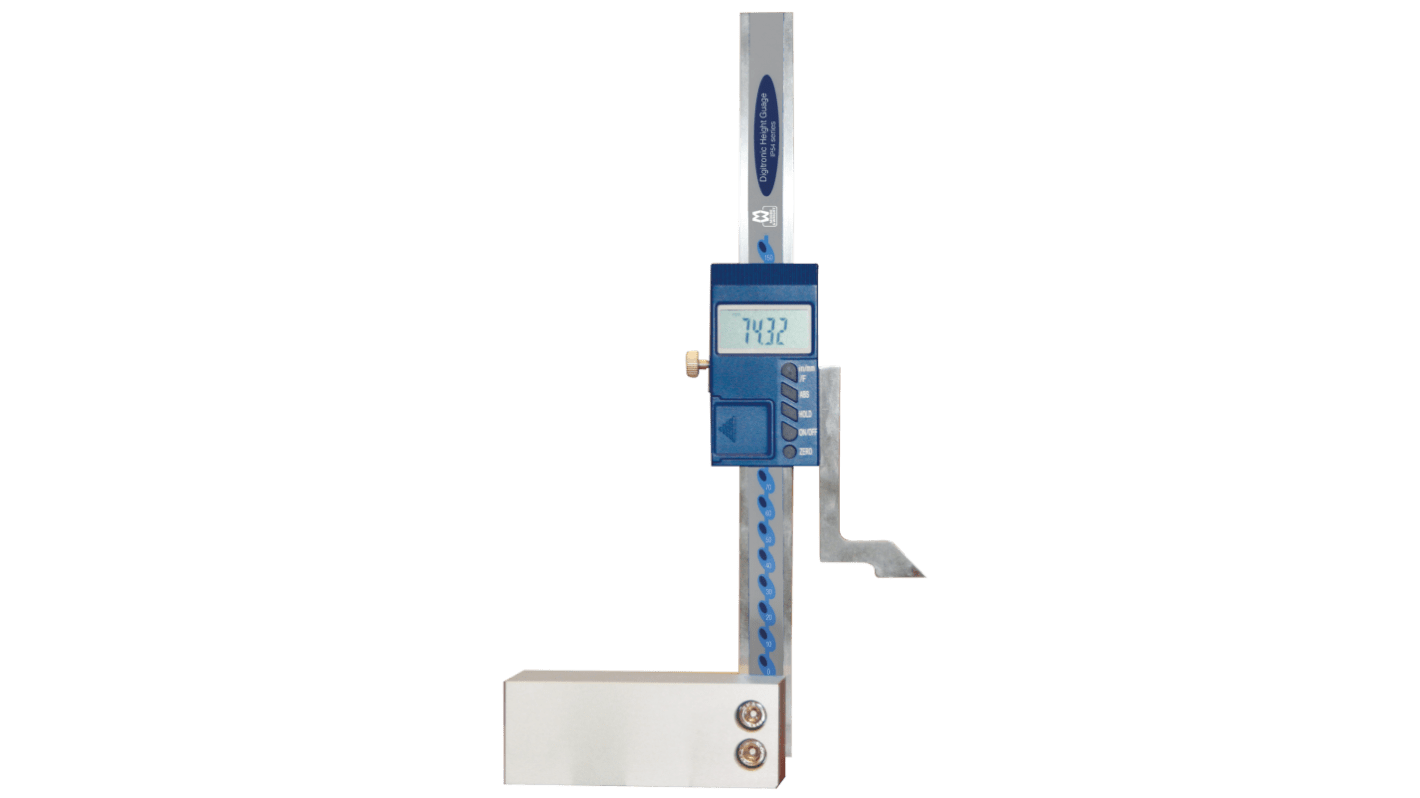 Moore & Wright Højdemåler, LCD Display, Måler op til 150mm