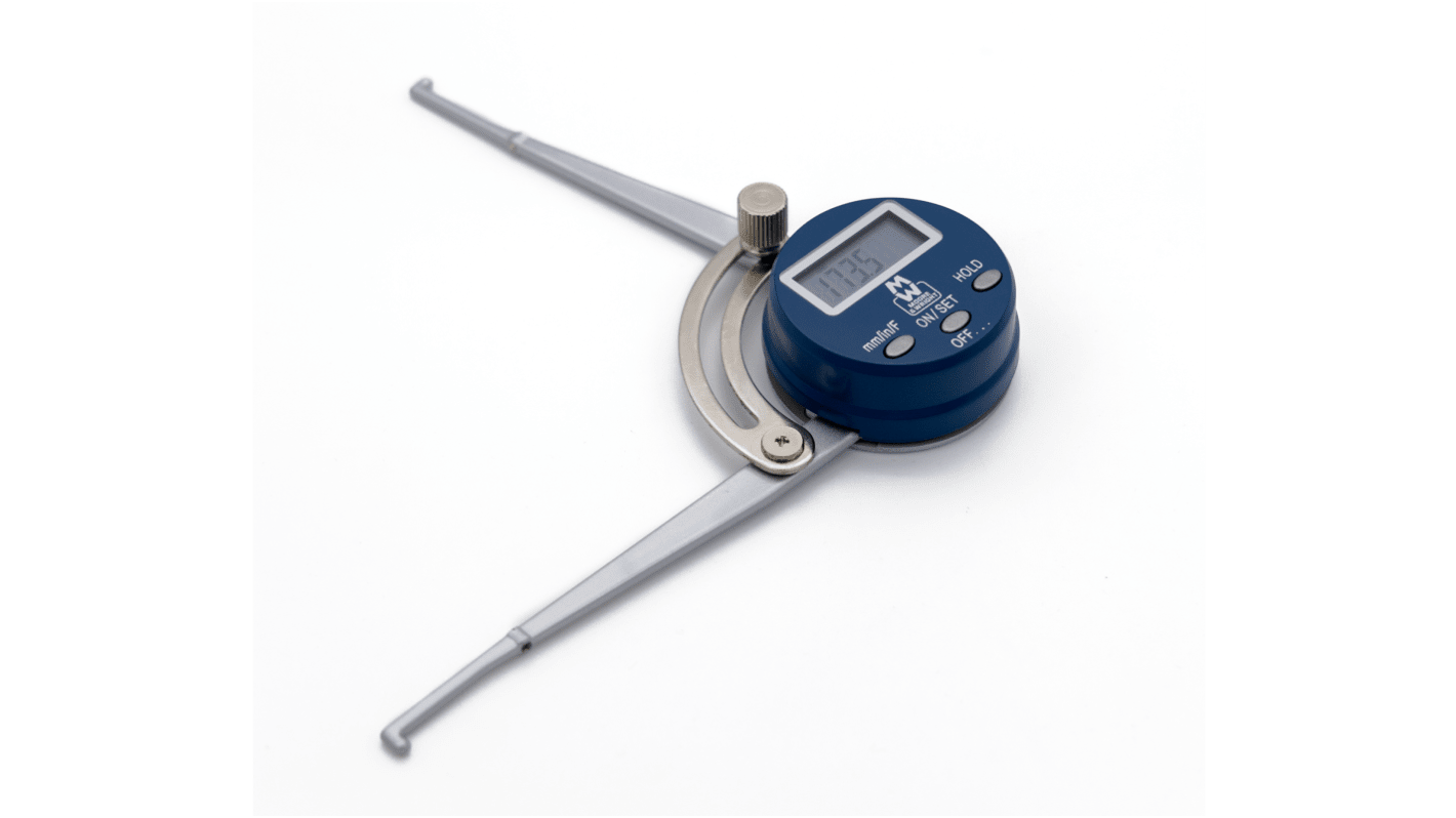 Moore & Wright 12.7 → 150mm Digital Caliper Caliper 0.1 Resolution, Imperial, Metric With UKAS Calibration