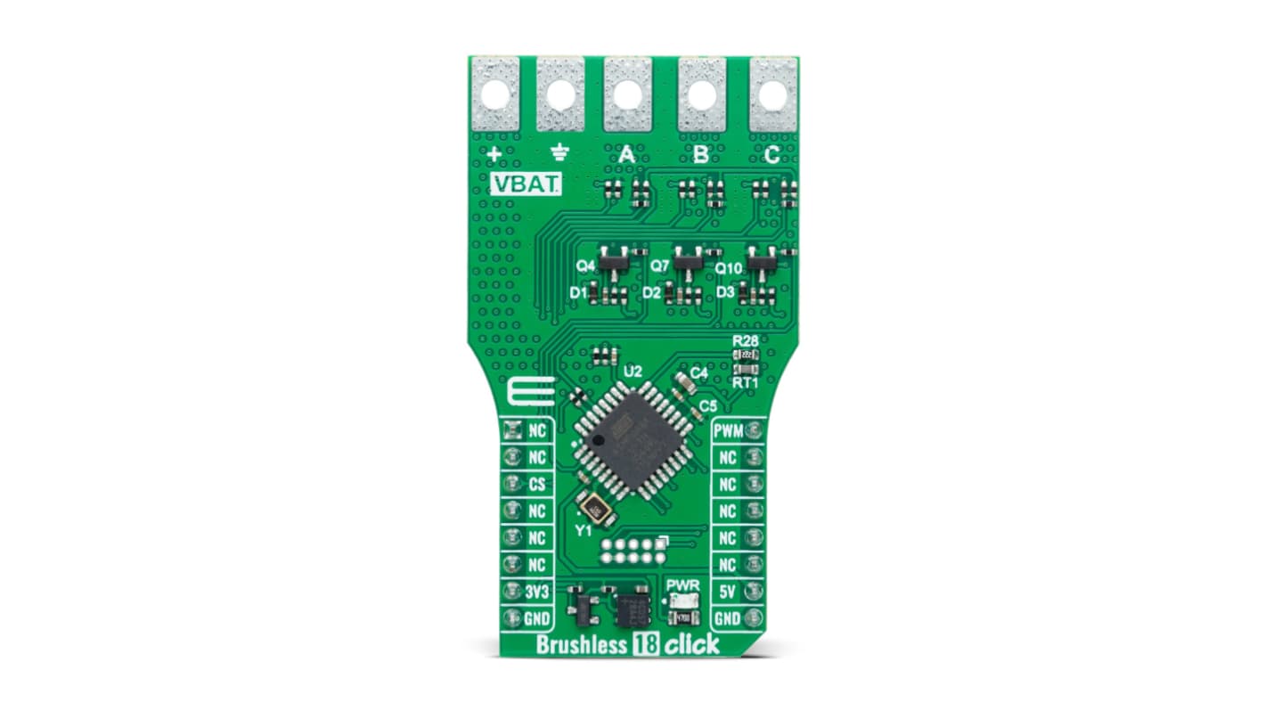 MikroElektronika 評価ボード, 評価ボード, モータドライバ, ブラシレス DC（BLDC）モーター 用, MIKROE-6395