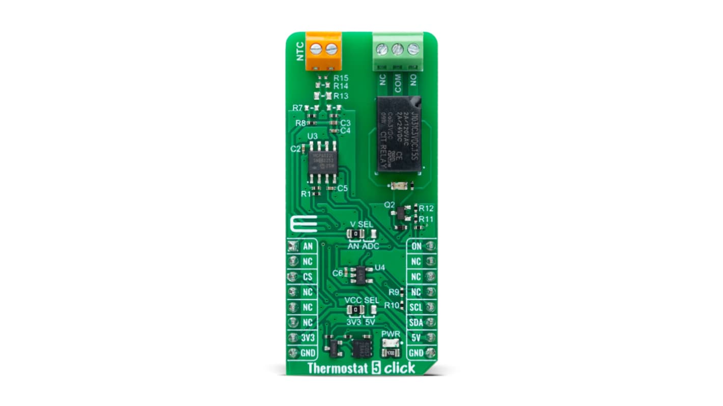 MikroElektronika 温度センサ Thermostat 5 Click開発ボード MCP6022 MIKROE-6102