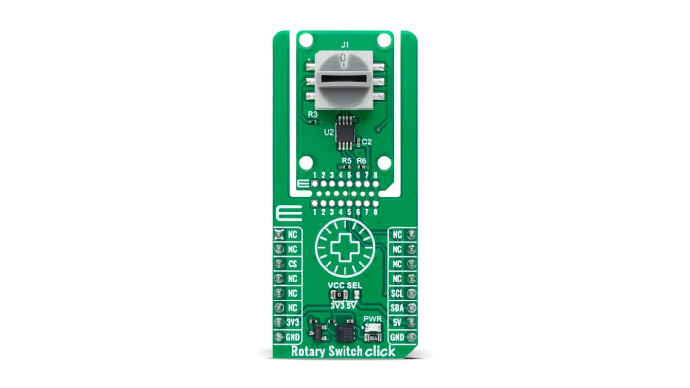 MikroElektronika Rotary Switch Click RDS6-16S-1065-1-SMT Evaluation Board for Applications Requiring Precise Rotary