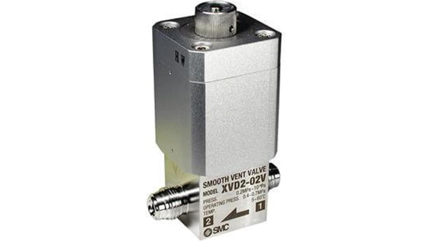 SMC Manual Control Flow Pneumatic Manual Control Valve XVD Series, 2.5mm, XVD2-02S