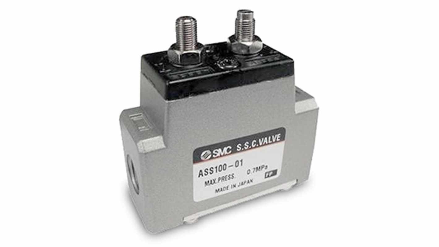 SMC Pneumatic Soft Start Valve, 810L/min, Rc 3/8, 2mm Tube Size 10 bar