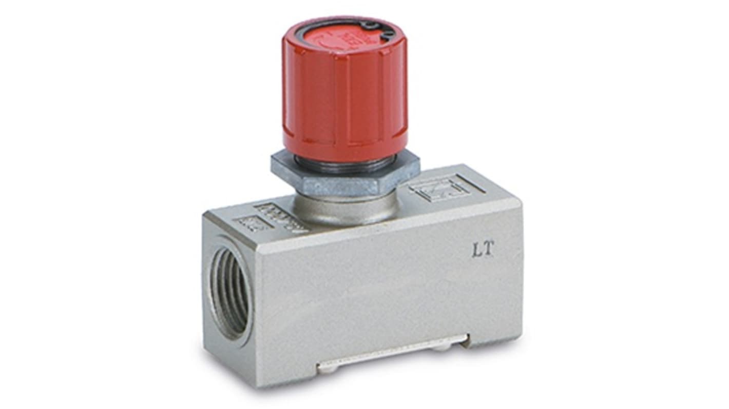 SMC AS-E Series Threaded Speed Controller, Rc 1/4 Female Inlet Port, AS2000E-02