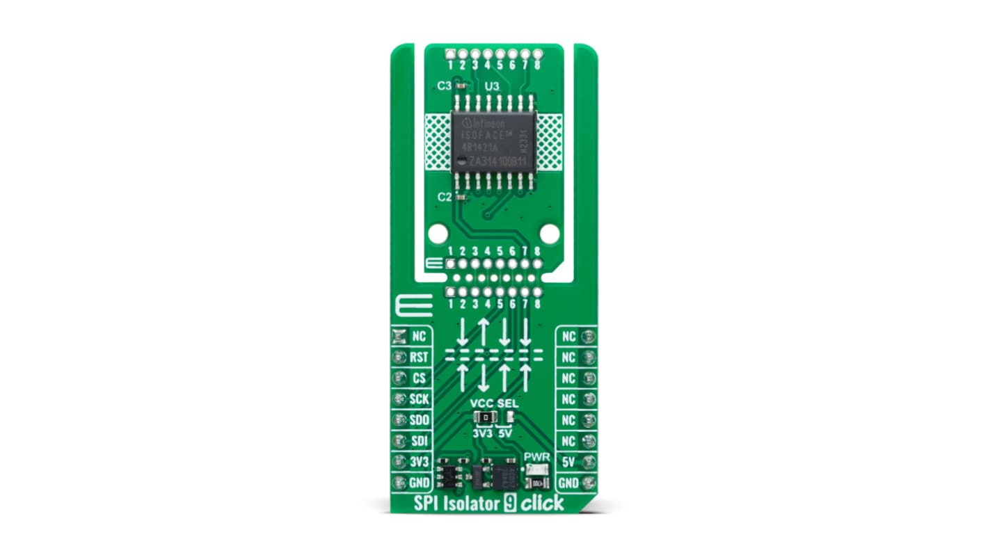 MikroElektronika 评估测试板 评估板, 评估测试板, Evaluation Board芯片, 用于SPI 通信