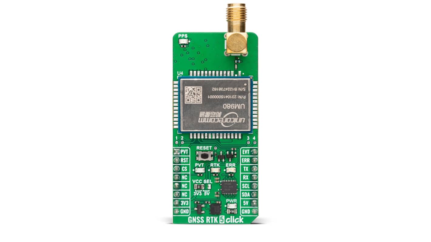 MikroElektronika GNSS RTK 5 Click Evaluation Board Evaluation Board for Navigation And Positioning Application 1.176