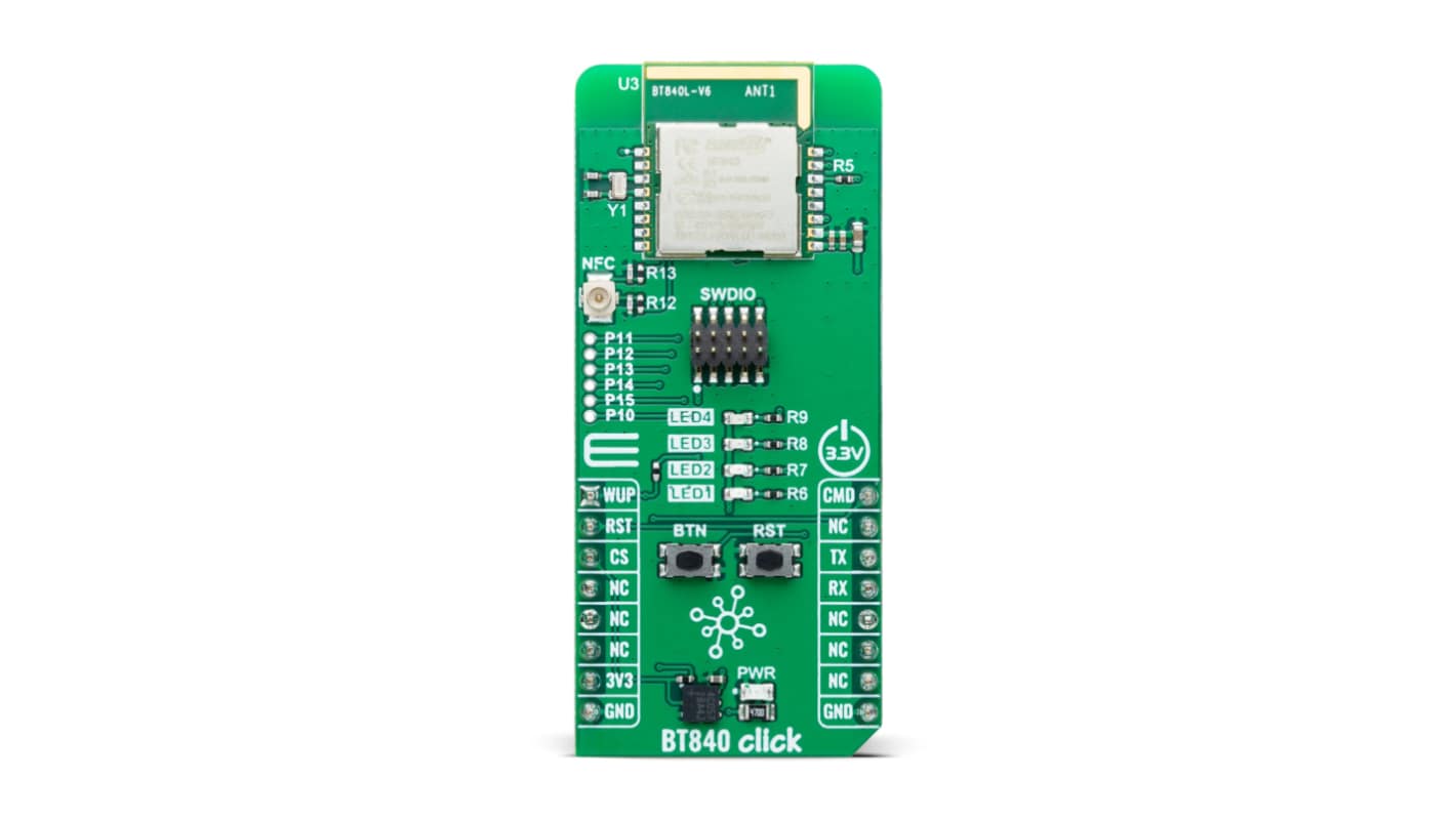 MikroElektronika 评估测试板 评估板, 评估测试板, 2.4GHz, Evaluation Board芯片, 用于先进的 BLE