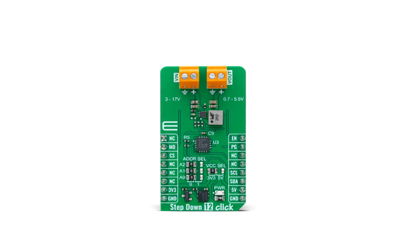 MikroElektronika Step Down 12 Click Step-Down Converter for TPS62902 for Industrial Use