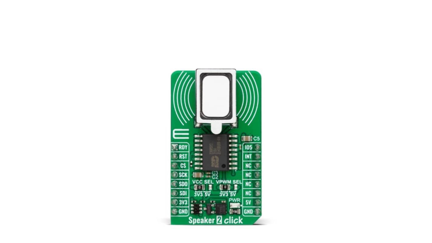 MikroElektronika MIKROE-6515, Speaker 2 Click Audio Add On Board for Speakers for Audio Speaker