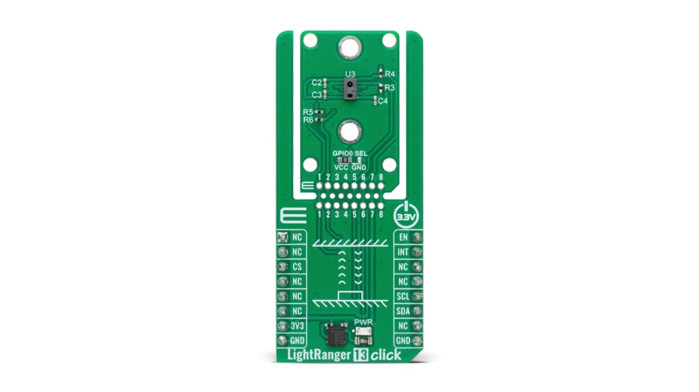 MikroElektronika 光センサ, 近接センサ LightRanger 13 Clickセンサアドオンボード Sensor MIKROE-6479
