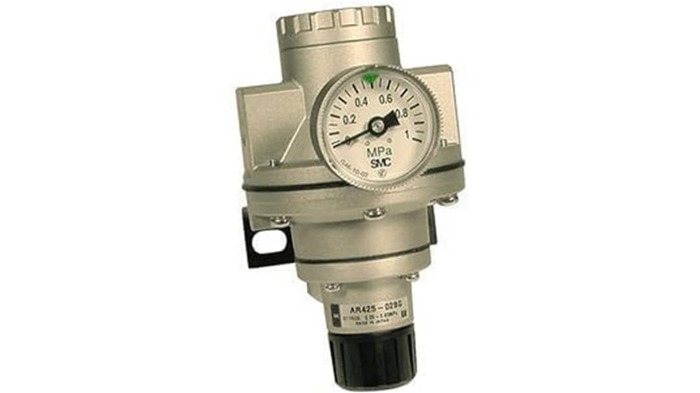 SMC G 1/2 Pneumatic Regulator - 0.05MPa to 0.83MPa, 1MPa max. input, EAR425-F04