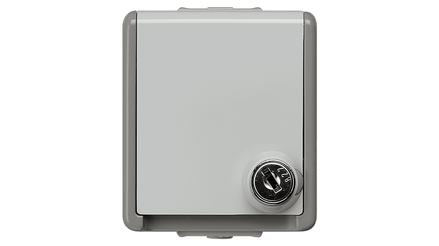 Prise électrique Siemens série DELTA  , Montage en saillie, Type F - Schuko allemand, Extérieur, IP44