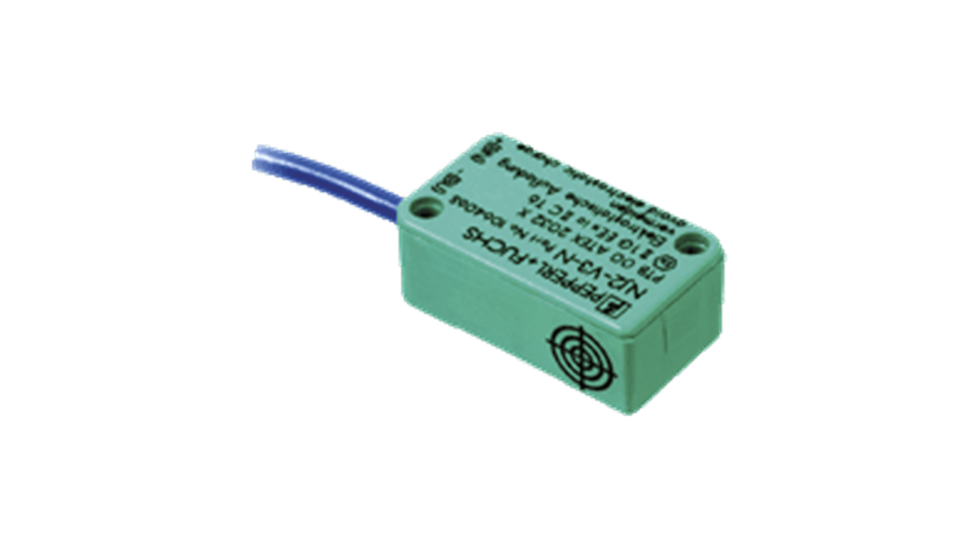 Pepperl + Fuchs Inductive Rectangular Inductive Proximity Sensor, 2 mm Detection, NAMUR NC, 8.2 V