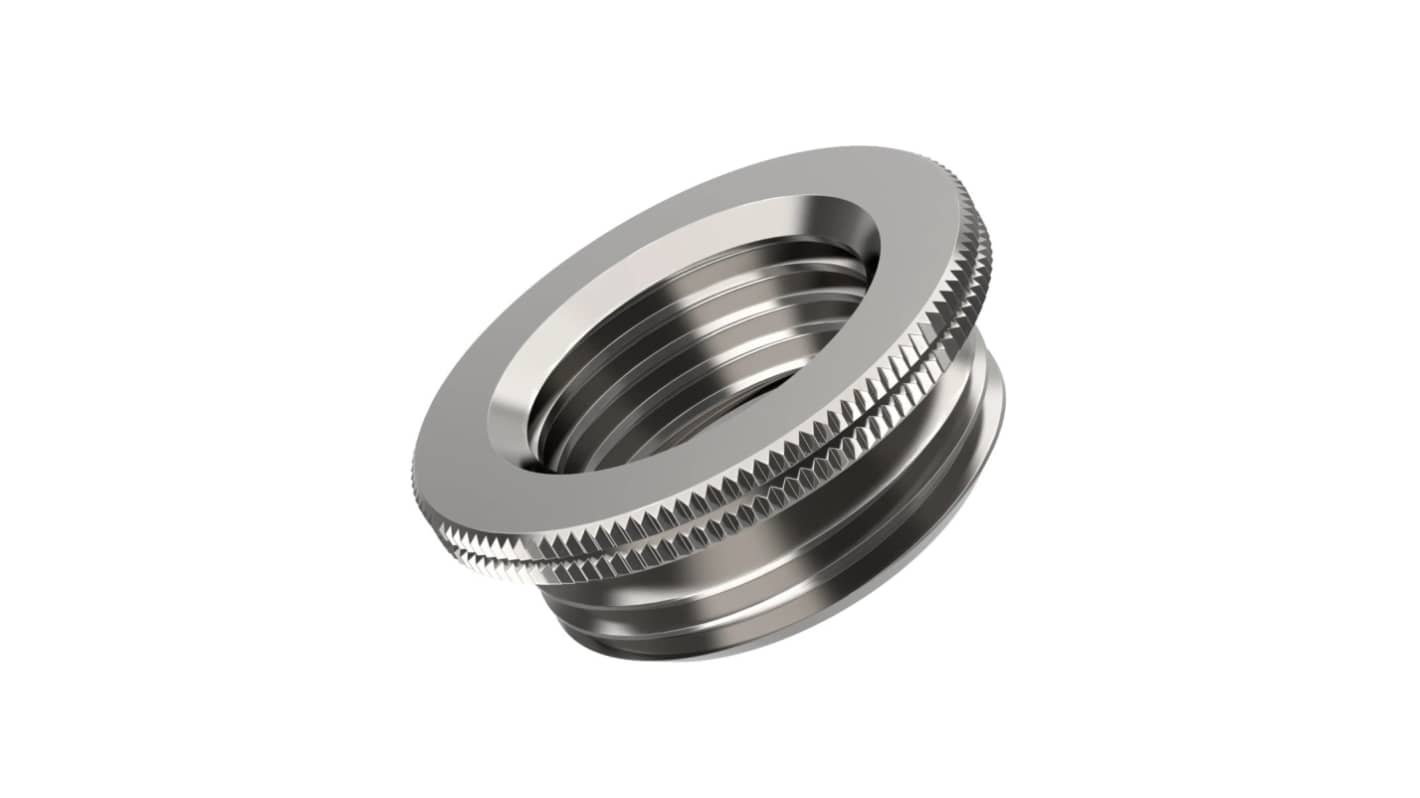Lapp Cable Gland Adapter, M63 Exterior Thread, M40 Interior Thread, Nickel Plated Brass, SKINDICHT MR-M Series
